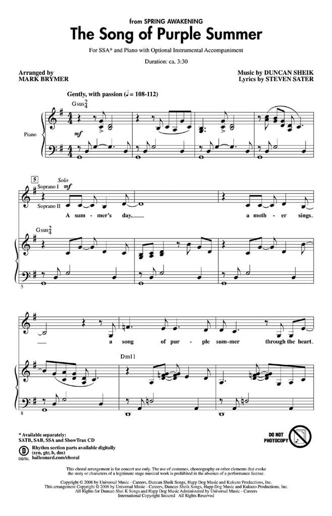 The Song of Purple Summer